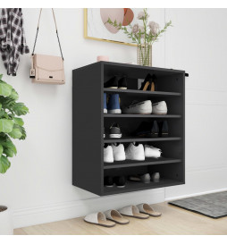 Armoire à chaussures Noir...