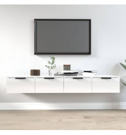 Armoires murales 2pcs Blanc...