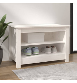 Banc à chaussures Blanc...