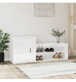 Armoire à chaussure Blanc...