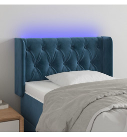 Tête de lit à LED Bleu...