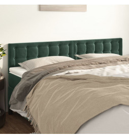 Têtes de lit 2 pcs Vert...