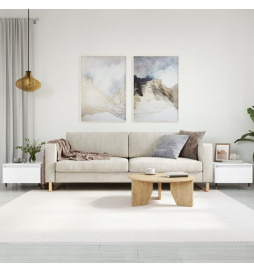 Tables basses 2 pcs blanc...