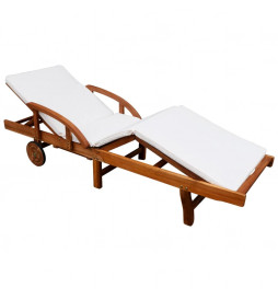 Chaise longue avec coussin...