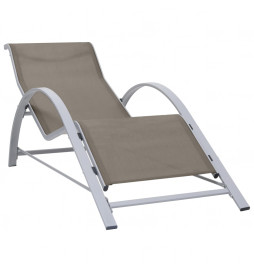 Chaise longue Textilène et...