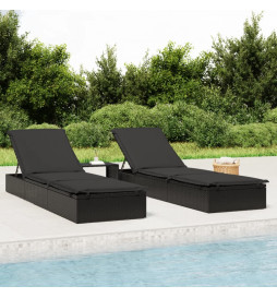 Chaise longue avec coussin...