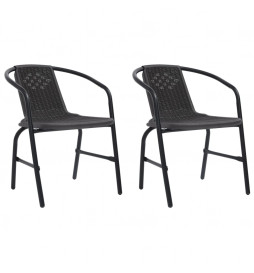 Chaises de jardin 2 pcs...
