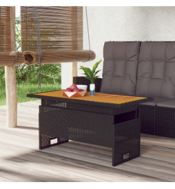 Table de jardin noir...