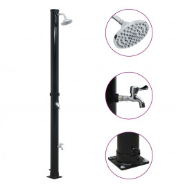 Douche solaire Noir 220 cm...