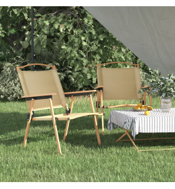 Chaises de camping 2 pcs...