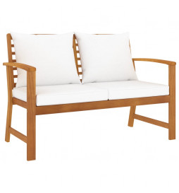 Banc de jardin avec coussin...