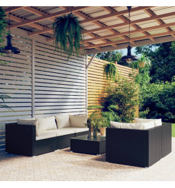 Salon de jardin 6 pcs avec...