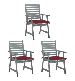 Chaises à dîner d'extérieur...