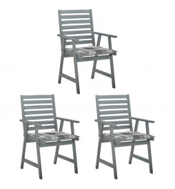 Chaises à dîner d'extérieur...