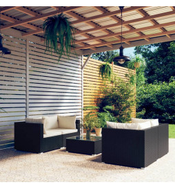 Salon de jardin 5 pcs avec...