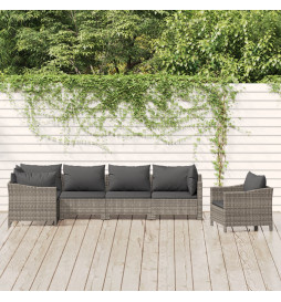 Salon de jardin 6 pcs avec...