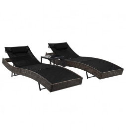 Chaise longue 2 pcs et...