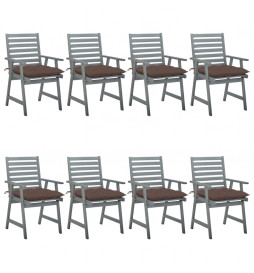 Chaises à dîner d'extérieur...