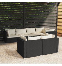 Salon de jardin 7 pcs avec...