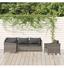 Salon de jardin 5 pcs avec...