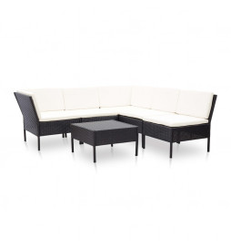 Salon de jardin 6 pcs avec...