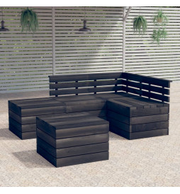 Salon palette de jardin 5...