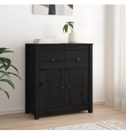Buffet Noir 70x35x80 cm...