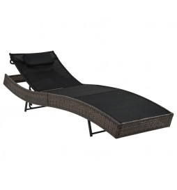 Chaise longue avec oreiller...