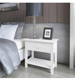Table de chevet 2 pcs Bois...