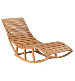 Chaise longue à bascule...
