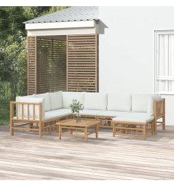 Salon de jardin 8 pcs avec...
