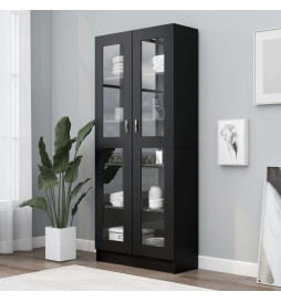 Armoire à vitrine Noir...