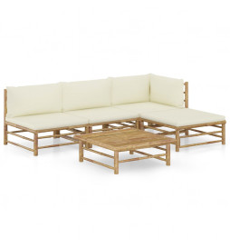 Salon de jardin 5 pcs avec...