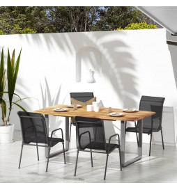 Chaises de jardin 4 pcs...