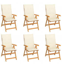 Chaises de jardin 6 pcs...