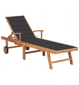 Chaise longue avec coussin...