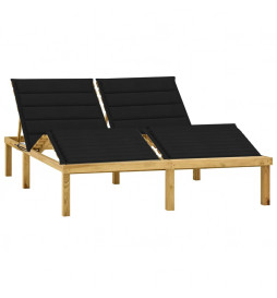 Chaise longue double et...