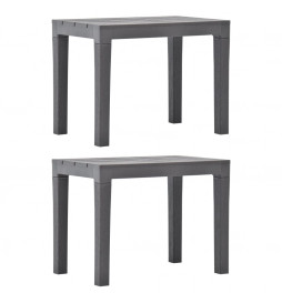 Bancs de jardin 2 pcs Moka...