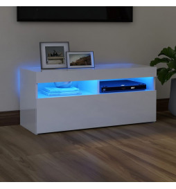 Meuble TV avec lumières LED...