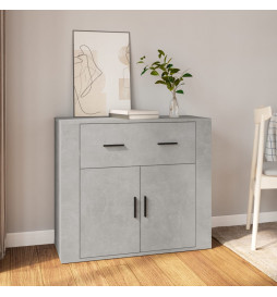 Buffet Gris béton 80x33x70...