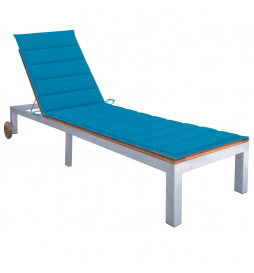 Chaise longue avec coussin...