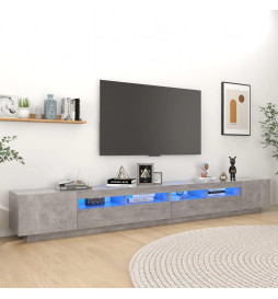 Meuble TV avec lumières LED...