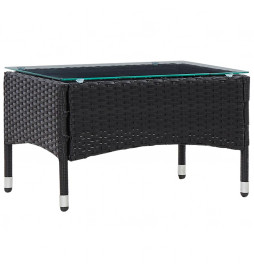 Table basse Noir 60x40x36...