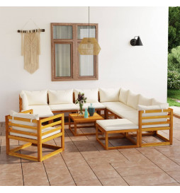 Salon de jardin 12 pcs avec...