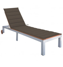Chaise longue avec coussin...
