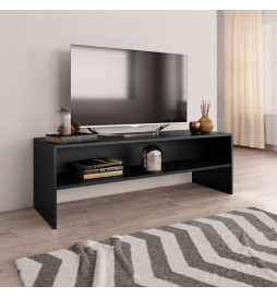 Meuble TV Noir 120x40x40 cm...