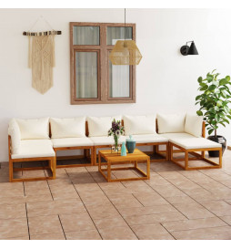 Salon de jardin 8 pcs avec...