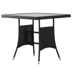 Table de jardin Noir...