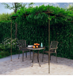 Pergola de jardin Marron...
