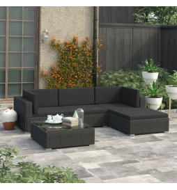 Salon de jardin 5 pcs avec...